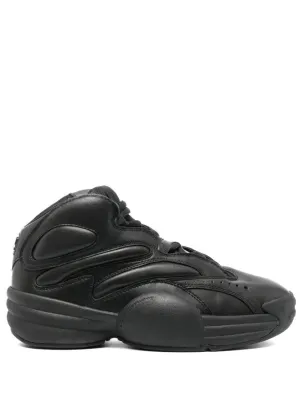 Padded-Panel Low-Top Sneakers