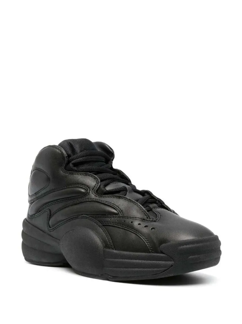 Padded-Panel Low-Top Sneakers