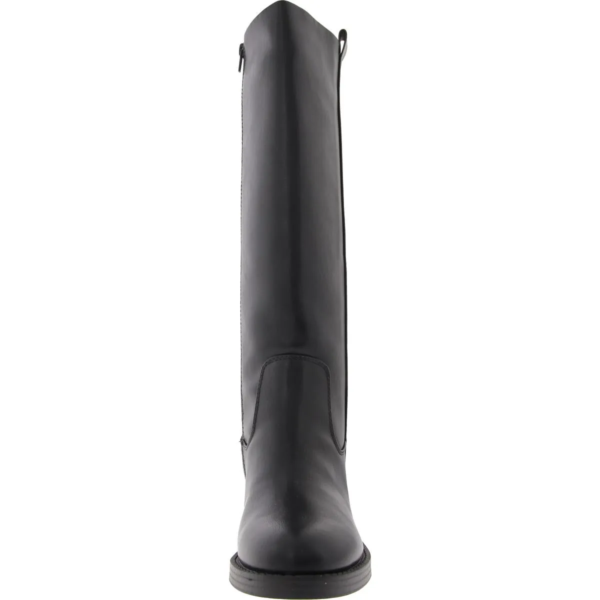 PENNIE Womens Zipper Manmade Knee-High Boots
