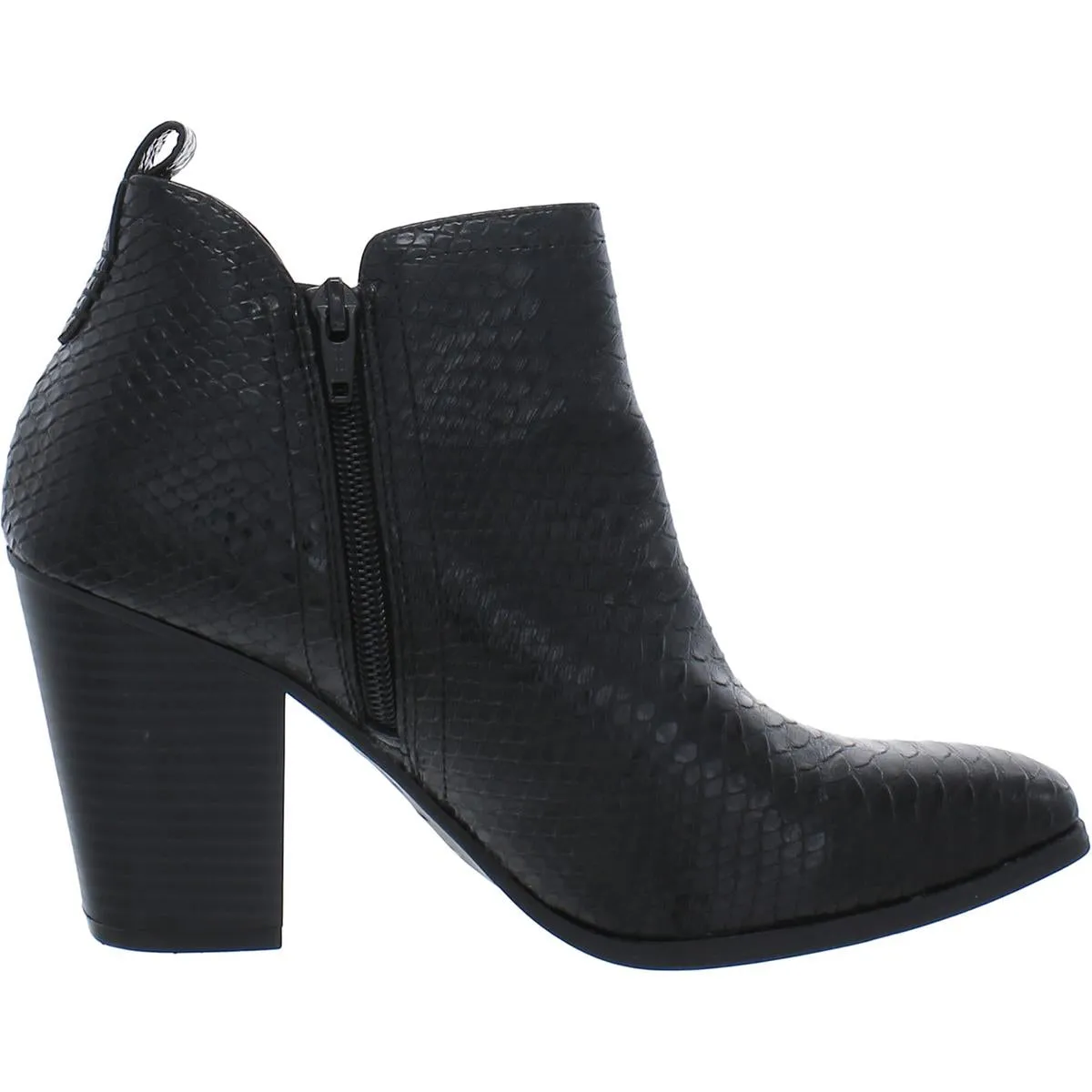 Pollyy Womens Faux Leather Ankle Booties