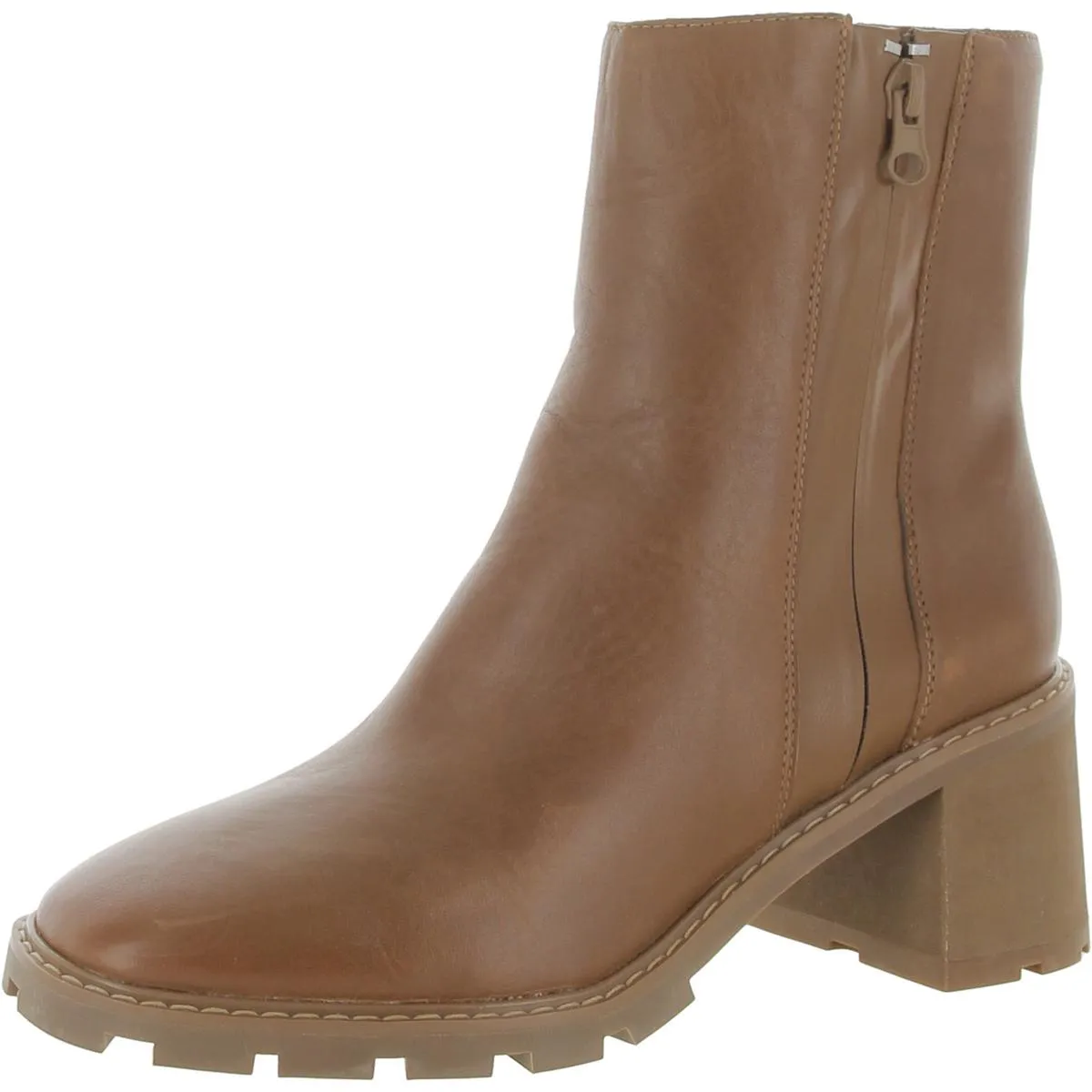 Primetime Womens Leather High Heel Booties