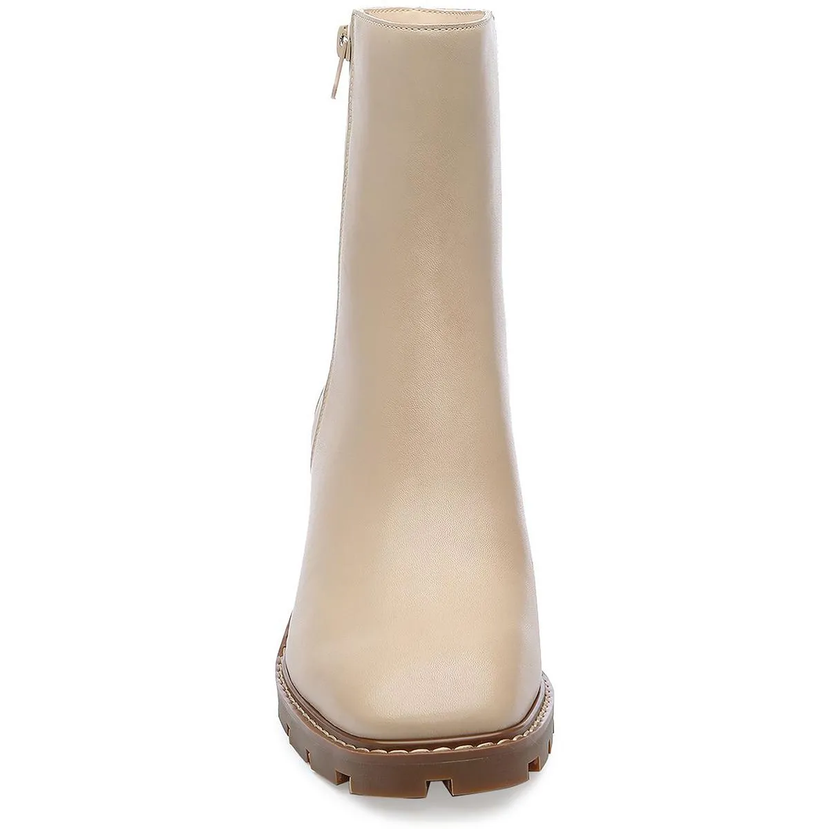 Primetime Womens Leather High Heel Booties