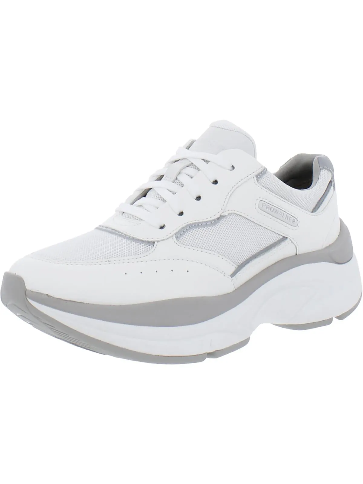 Prowalker Lace Up Womens Trainers Padded Insole Athletic and Training Shoes