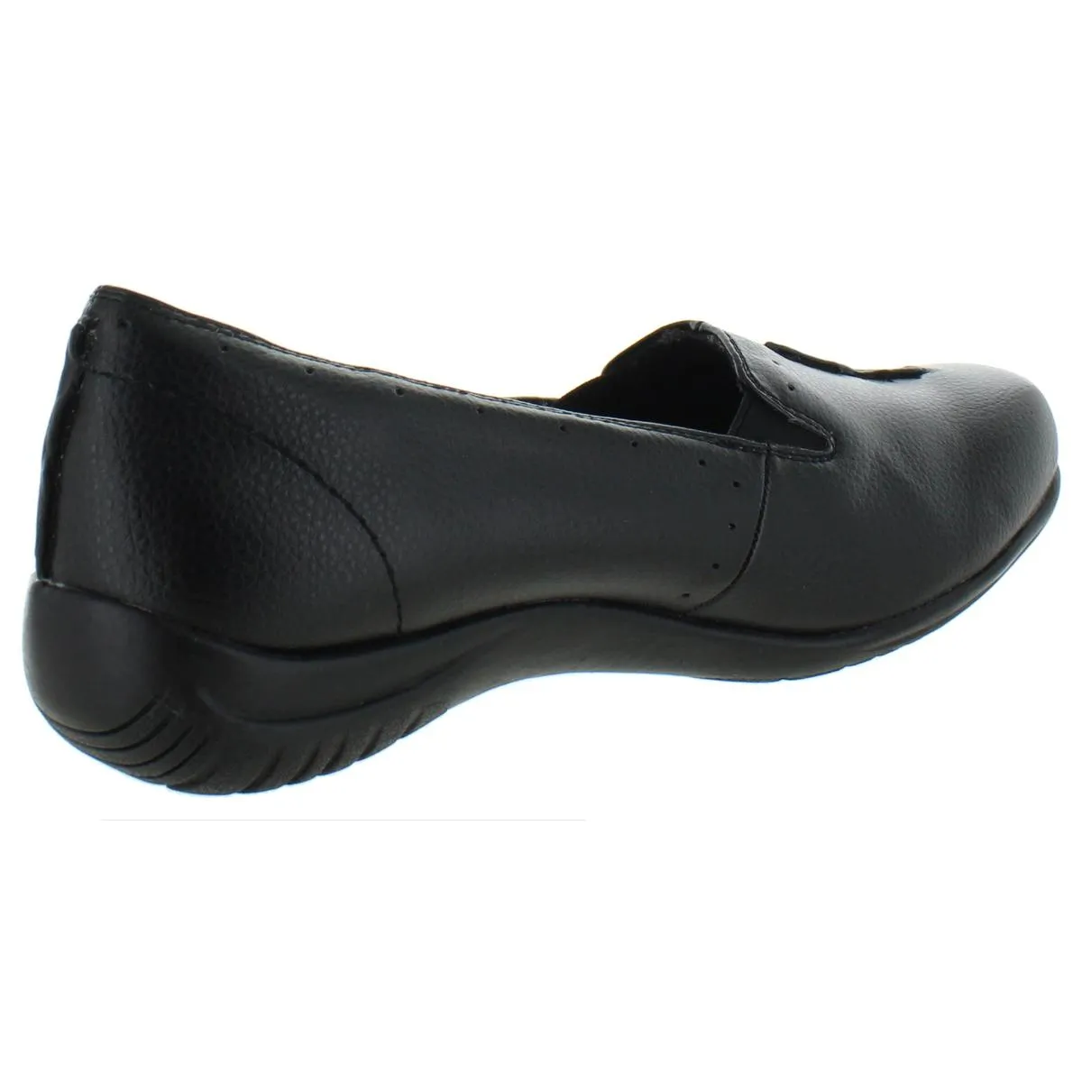 Purpose Womens Faux Leather Square Toe Loafers