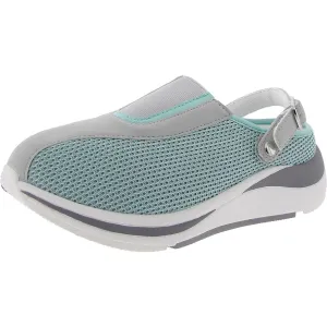 Pursuit Womens Buckle Mesh Slip-On Sneakers