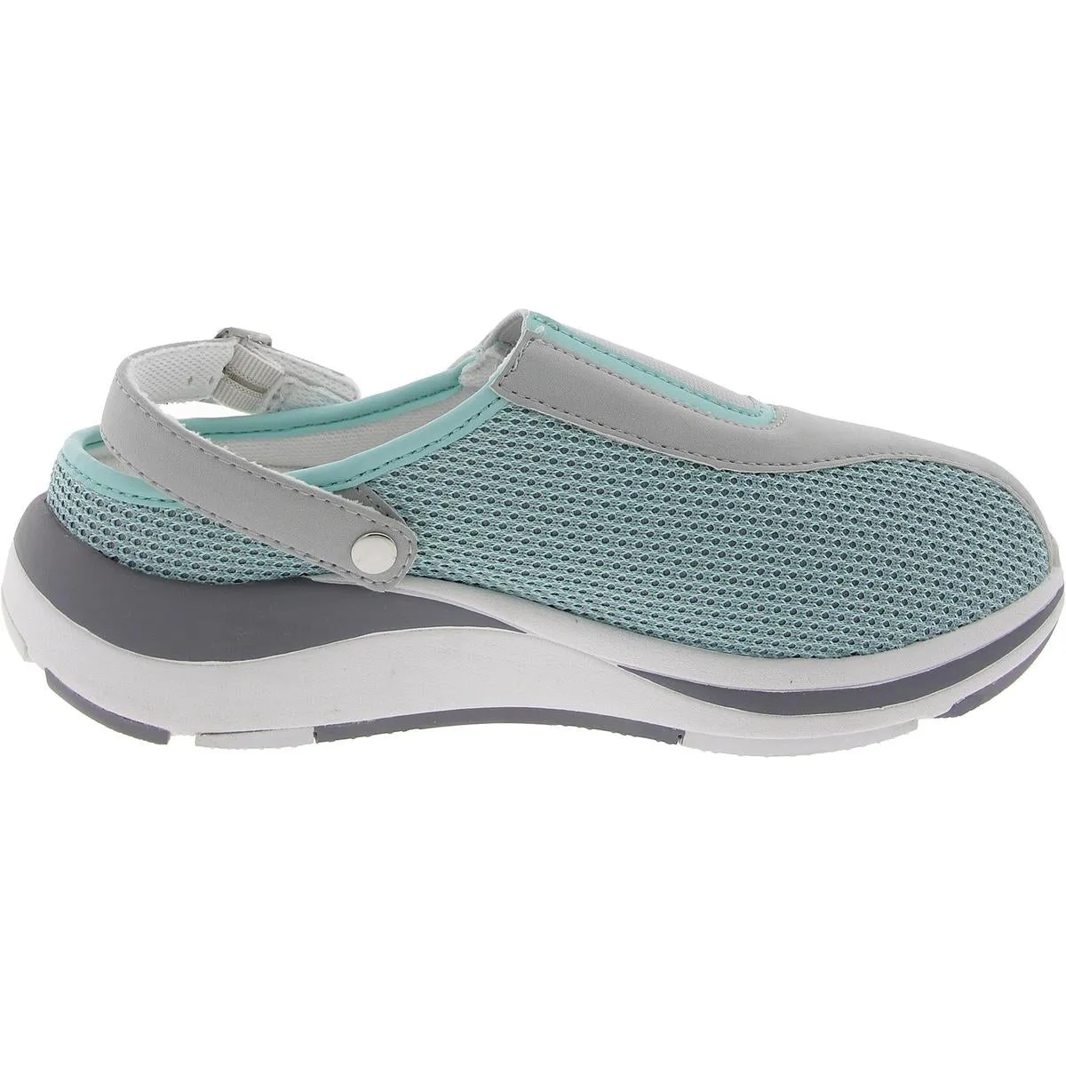 Pursuit Womens Buckle Mesh Slip-On Sneakers
