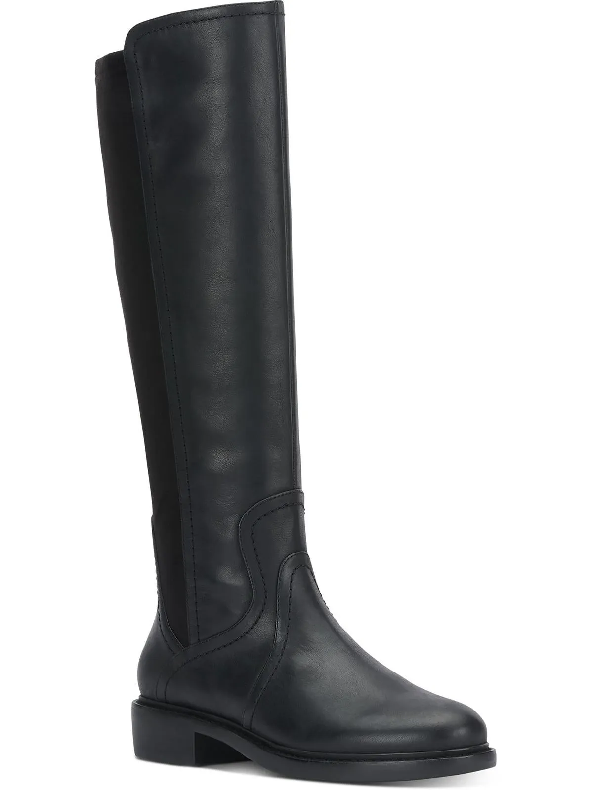 Quenbe Womens Leather Tall Knee-High Boots