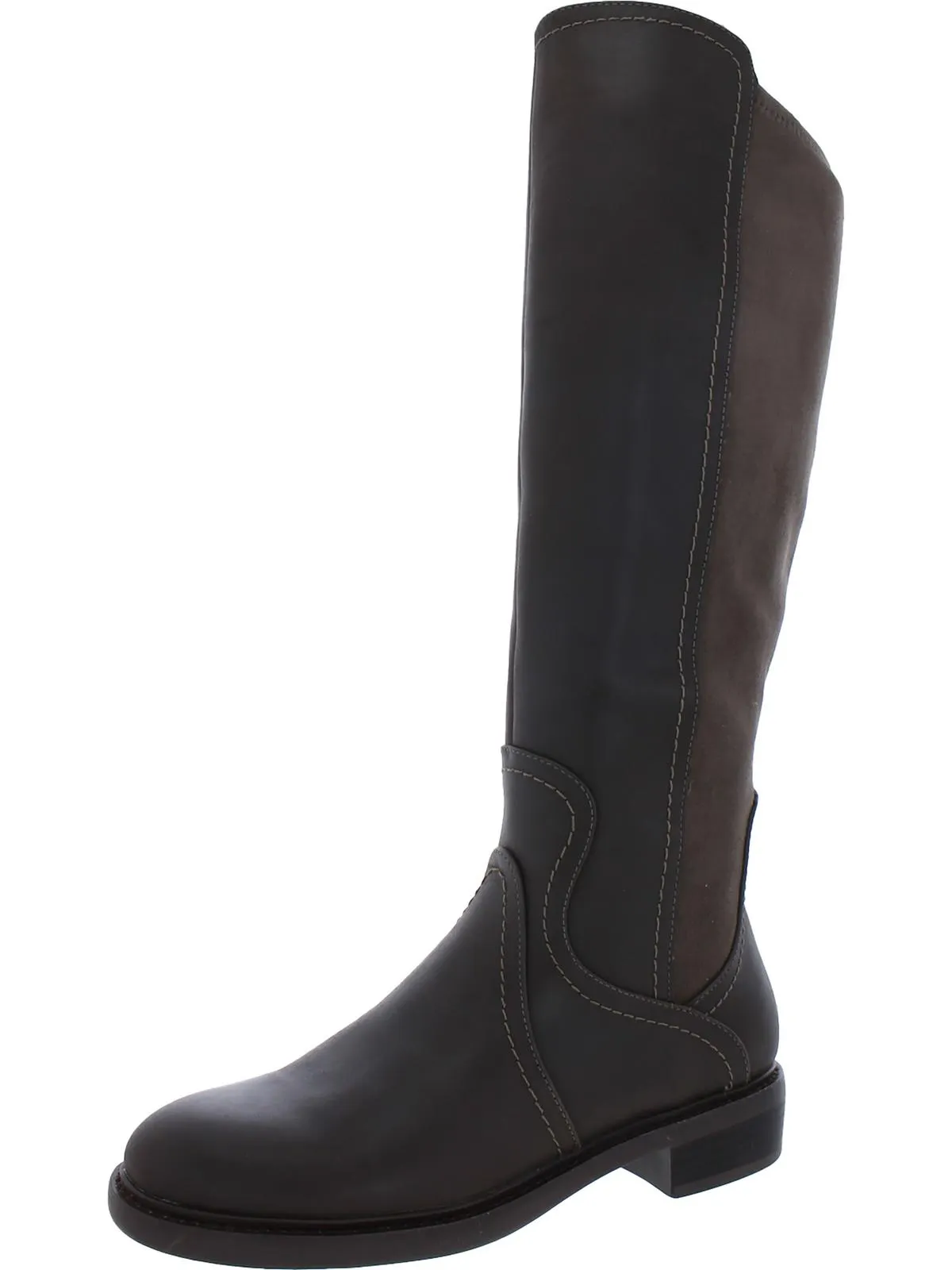 Quenbe Womens Leather Tall Knee-High Boots