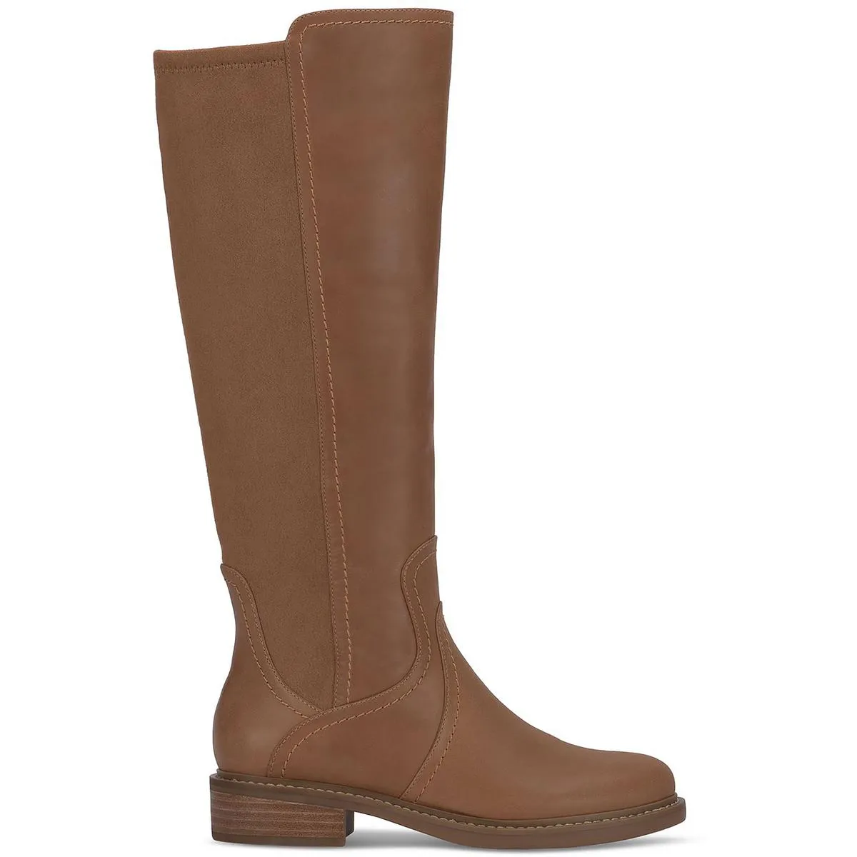 Quenbe Womens Leather Tall Knee-High Boots