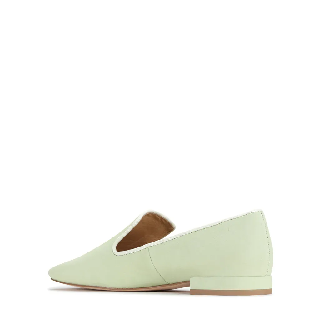 RAFE SQUARE TOE LOAFER LEATHER