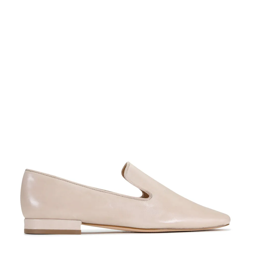 RAFE SQUARE TOE LOAFER LEATHER