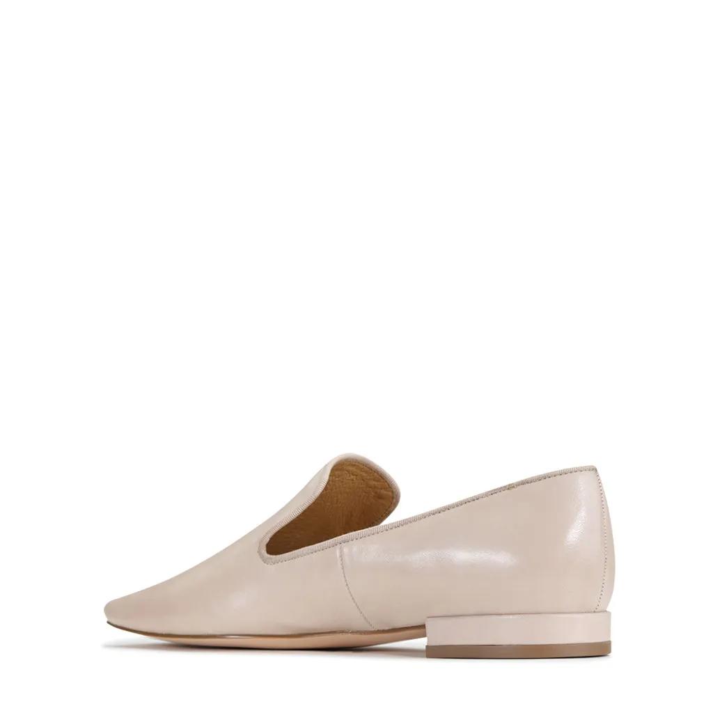 RAFE SQUARE TOE LOAFER LEATHER