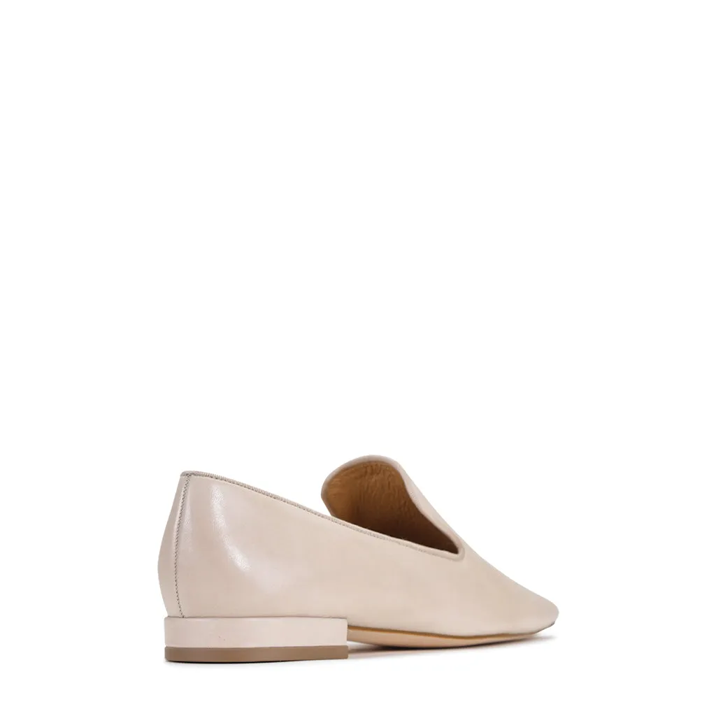 RAFE SQUARE TOE LOAFER LEATHER