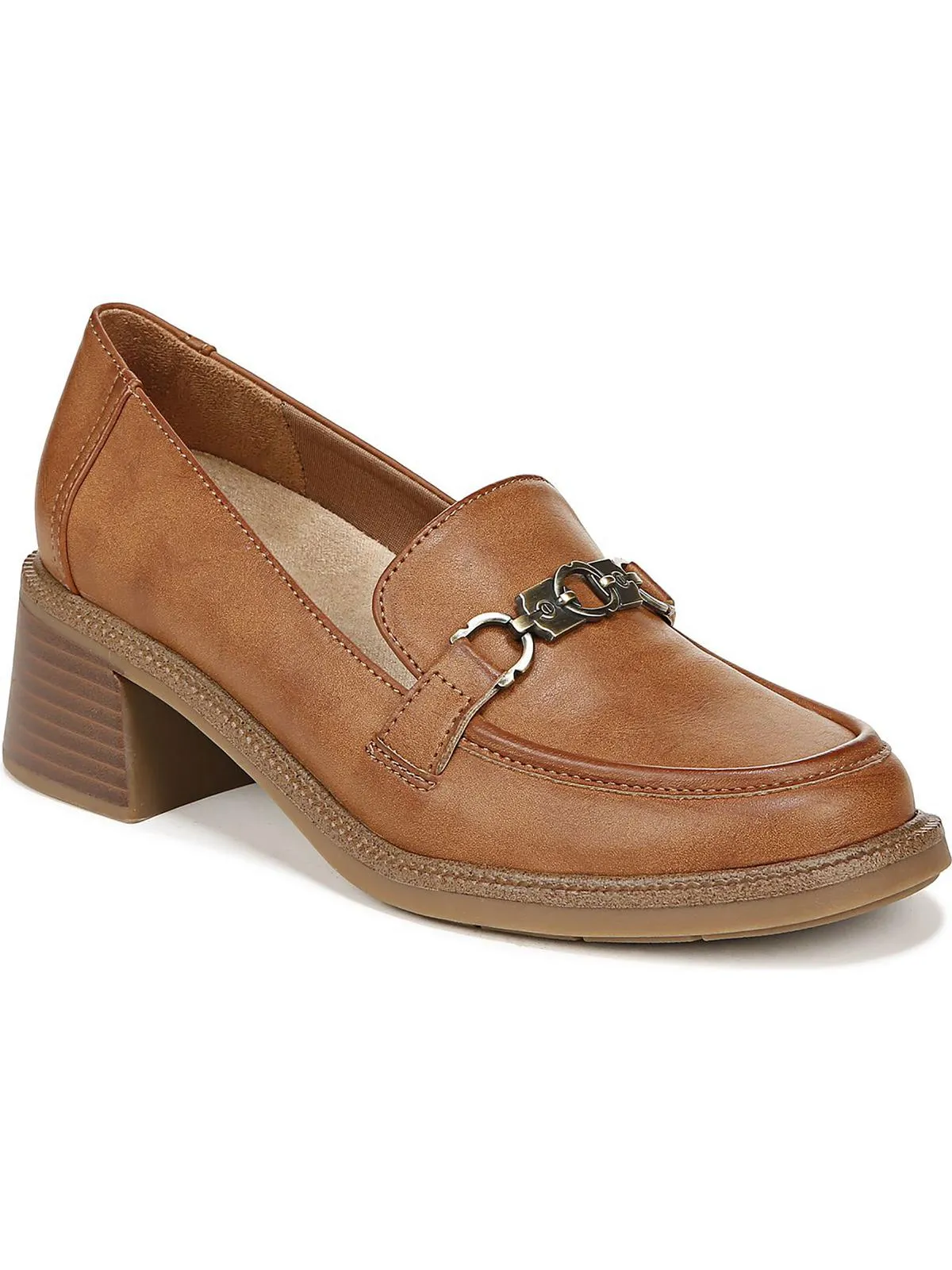 Rate Up Bit Womens Faux Leather Slip-On Loafers