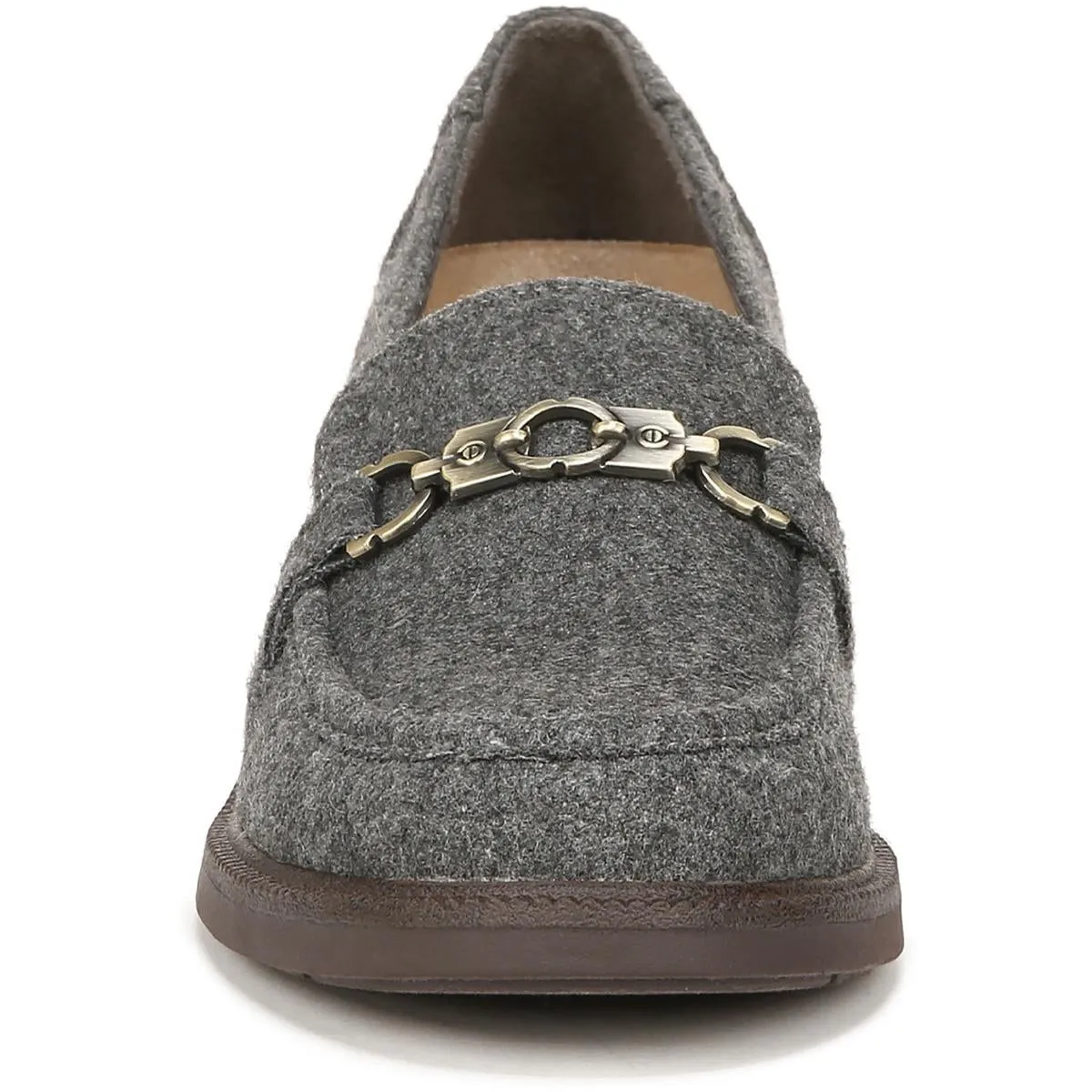 Rate Up Bit Womens Faux Leather Slip-On Loafers