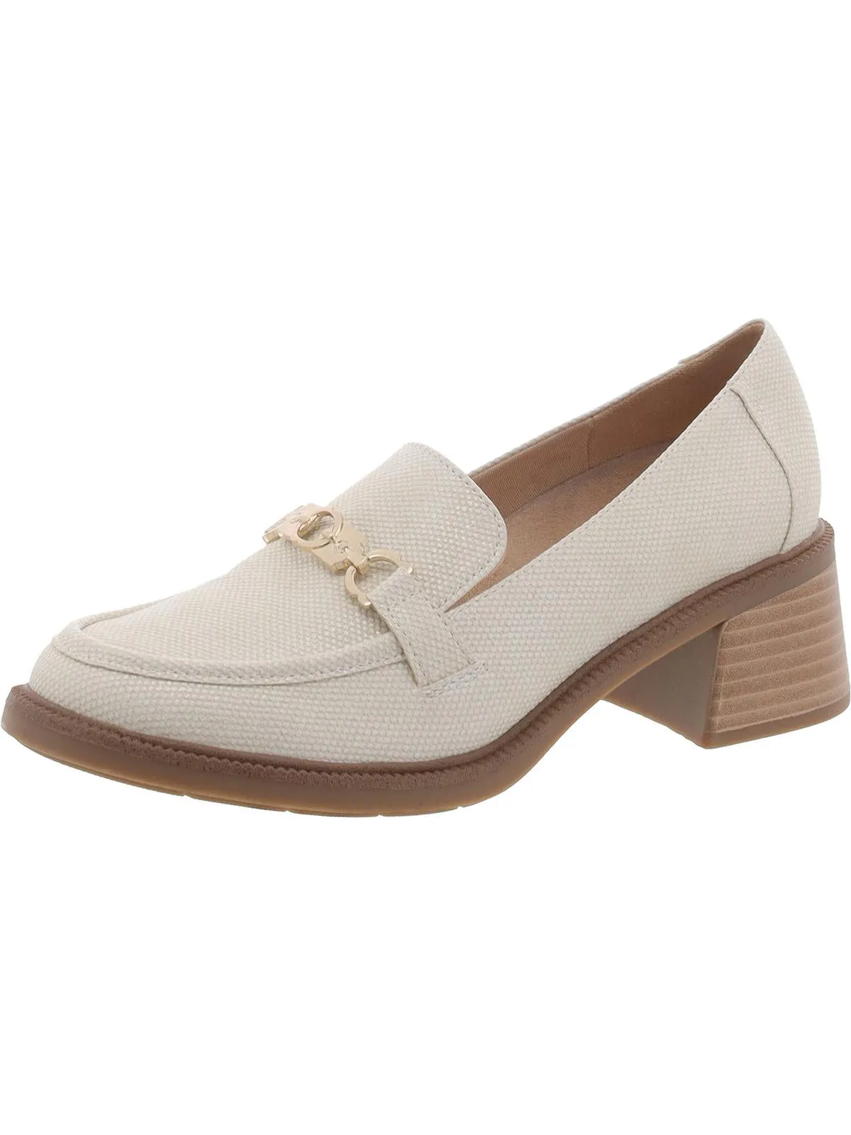 Rate Up Bit Womens Faux Leather Slip-On Loafers