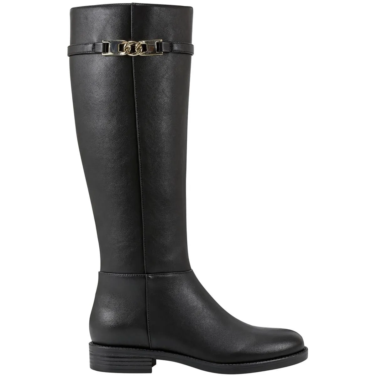 Romi Womens Faux Leather Round Toe Knee-High Boots