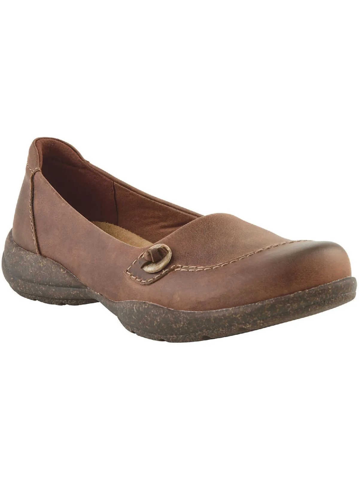 Roseville Sky Womens Button Slip-On Loafers