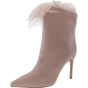 S2125000340002U Womens Fringe Leather Ankle Boots