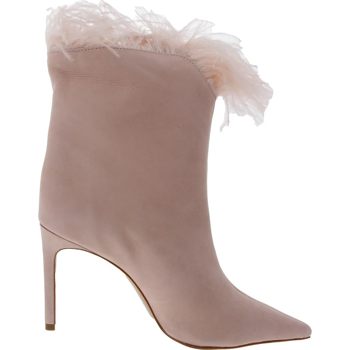 S2125000340002U Womens Fringe Leather Ankle Boots