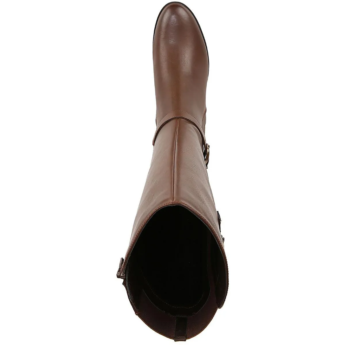 Sahara Womens Faux Leather Belted Knee-High Boots