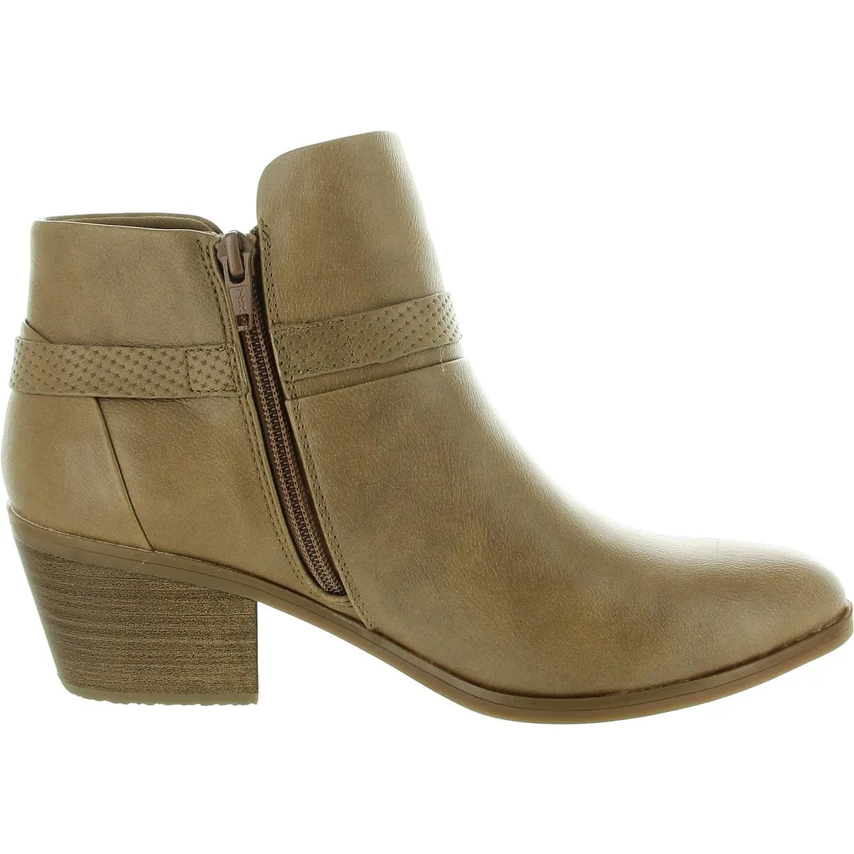 Santos Womens Zipper Man Made Ankle Boots