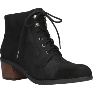 Sarina Womens Padded Insole Ankle Combat & Lace-up Boots