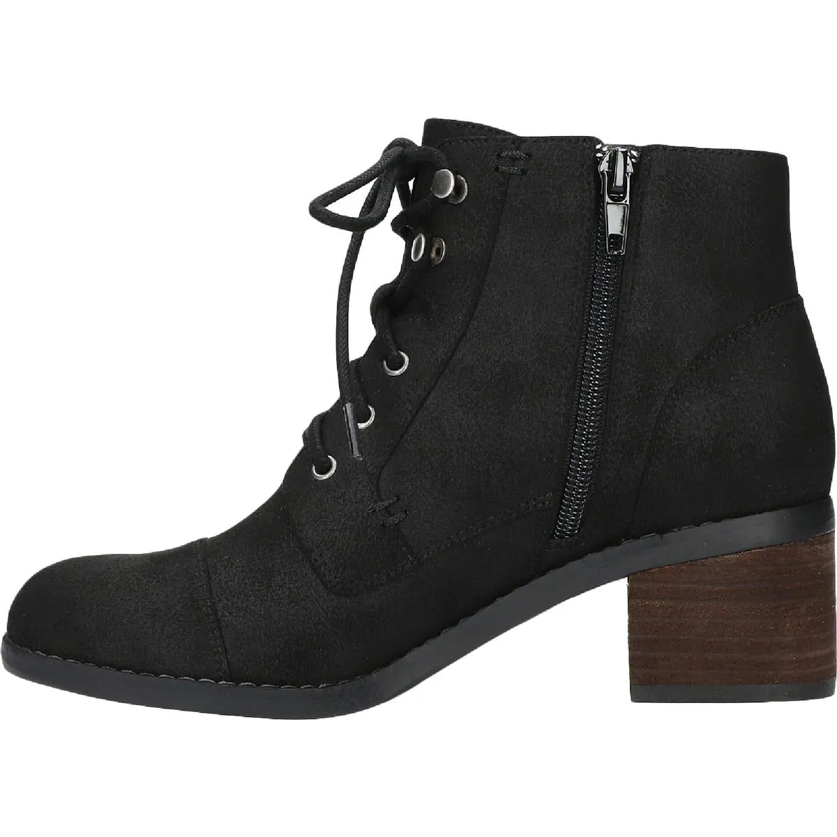 Sarina Womens Padded Insole Ankle Combat & Lace-up Boots