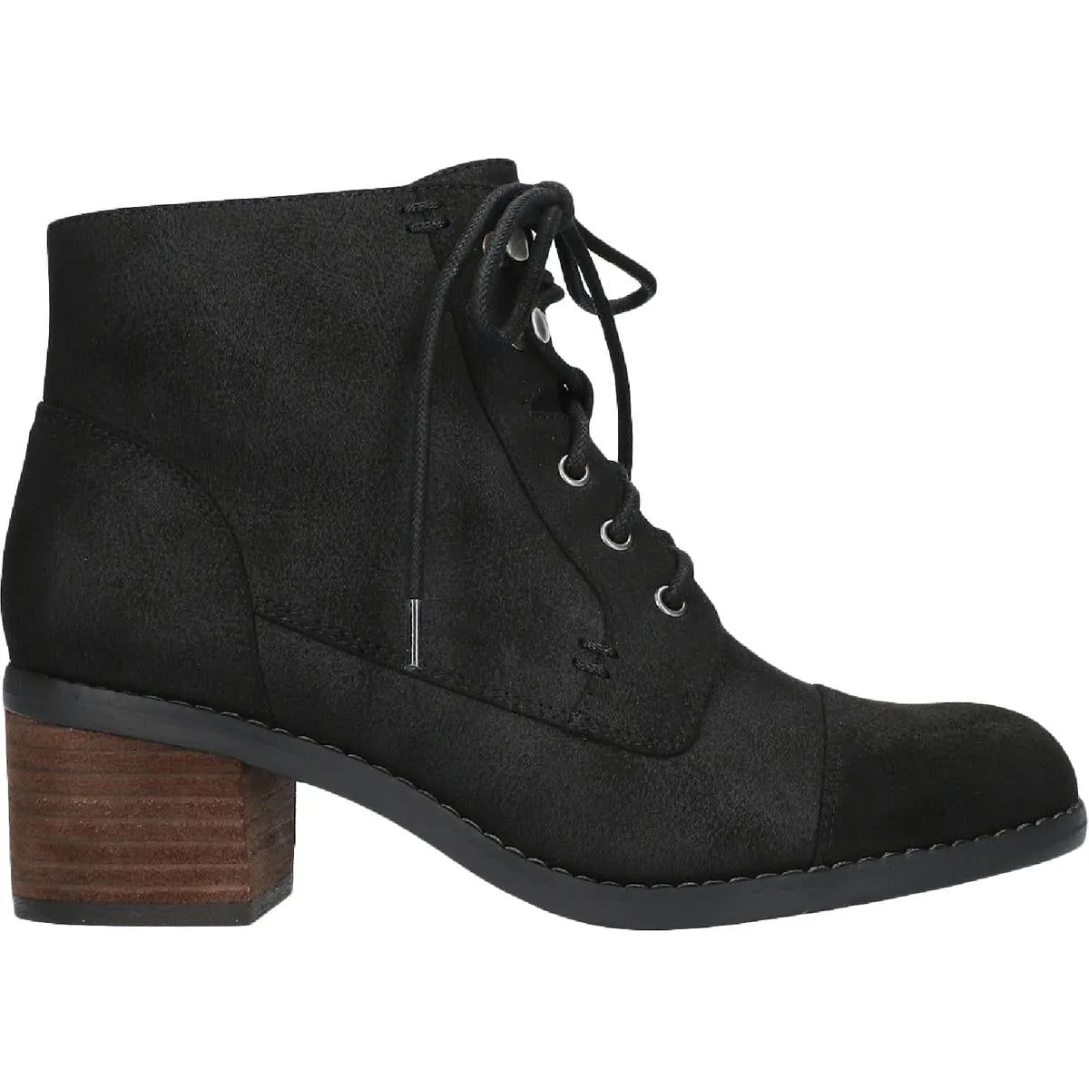 Sarina Womens Padded Insole Ankle Combat & Lace-up Boots