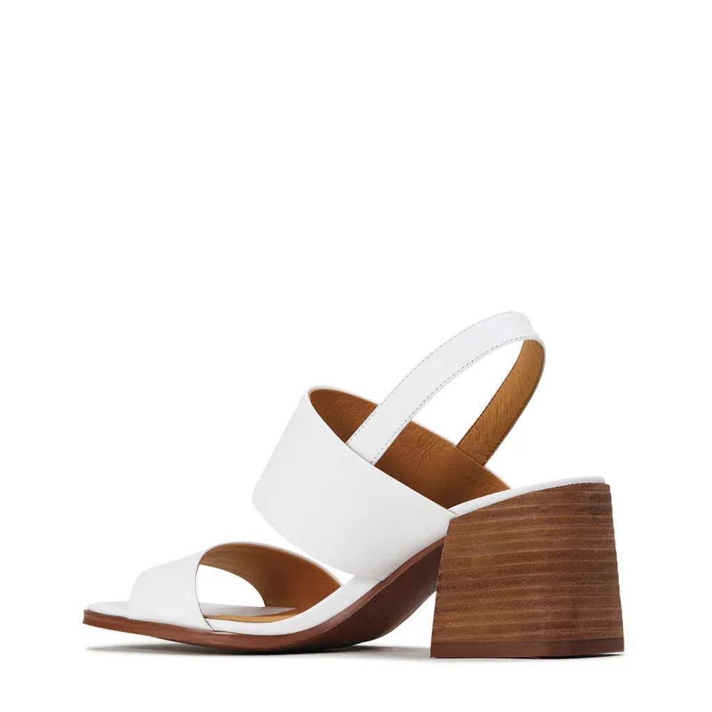 SARTO LEATHER SLING-BACK SAND