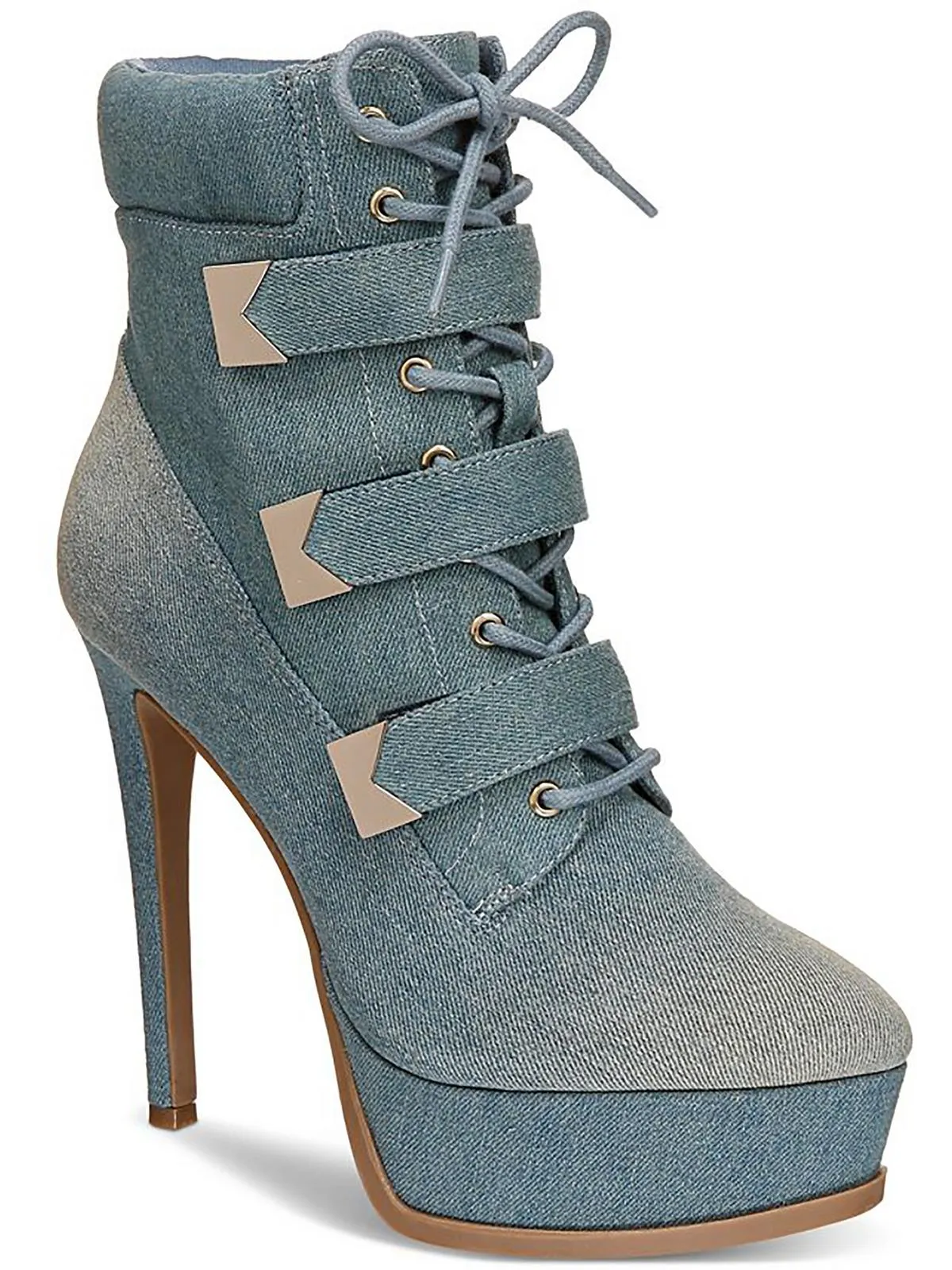 SASHA Womens Denim Pointed toe Booties