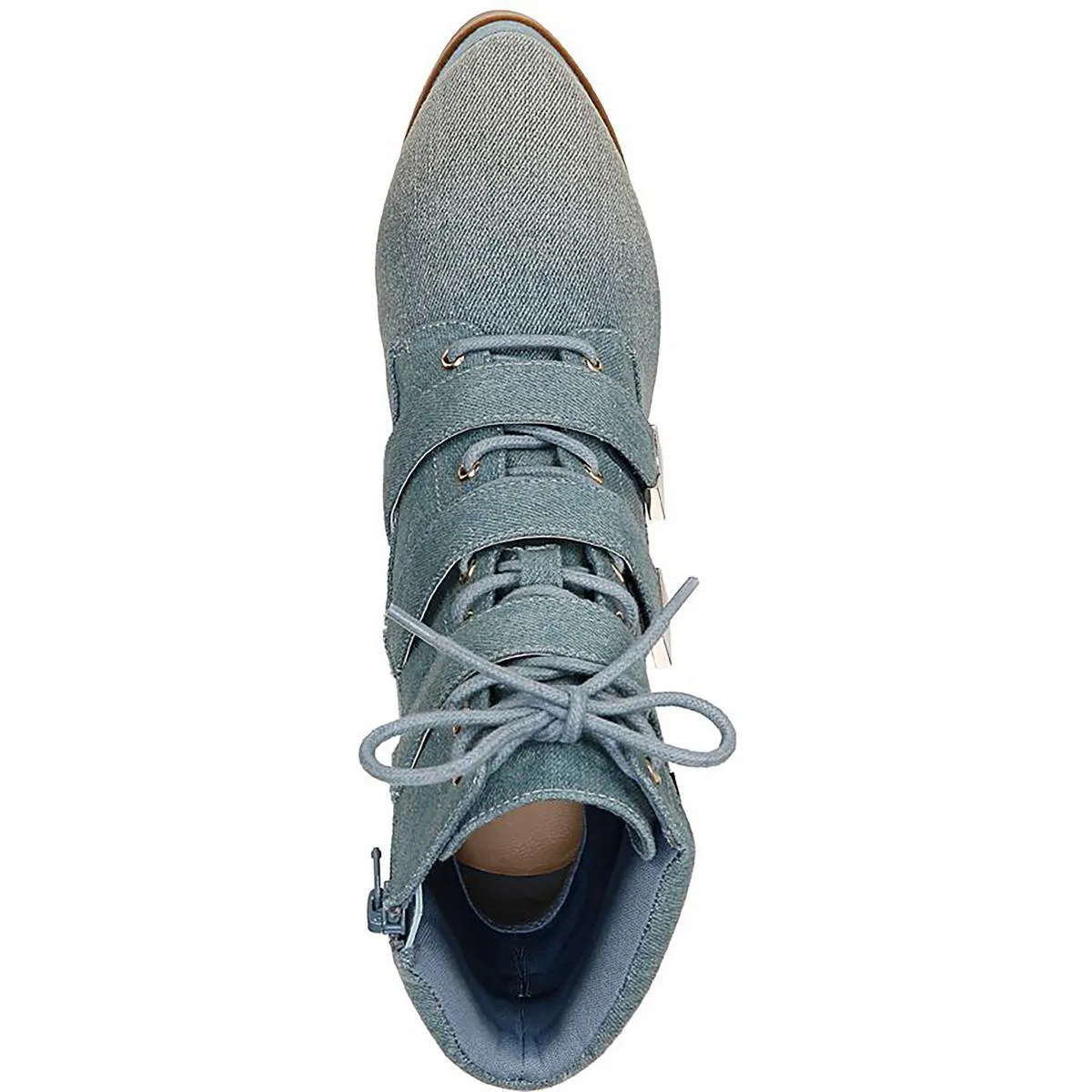 SASHA Womens Denim Pointed toe Booties