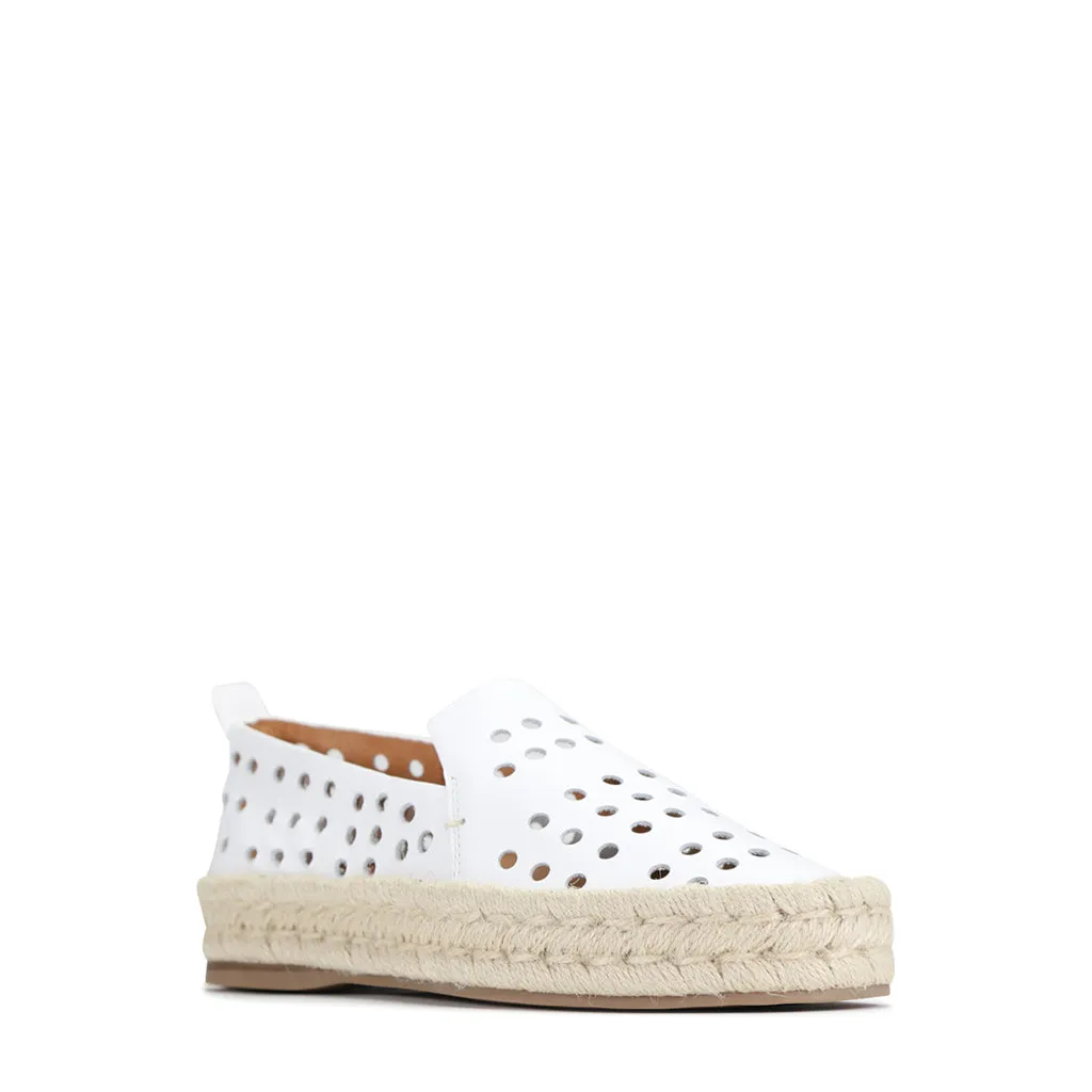 SEA LEATHER ESPADRILLE SNEAKER