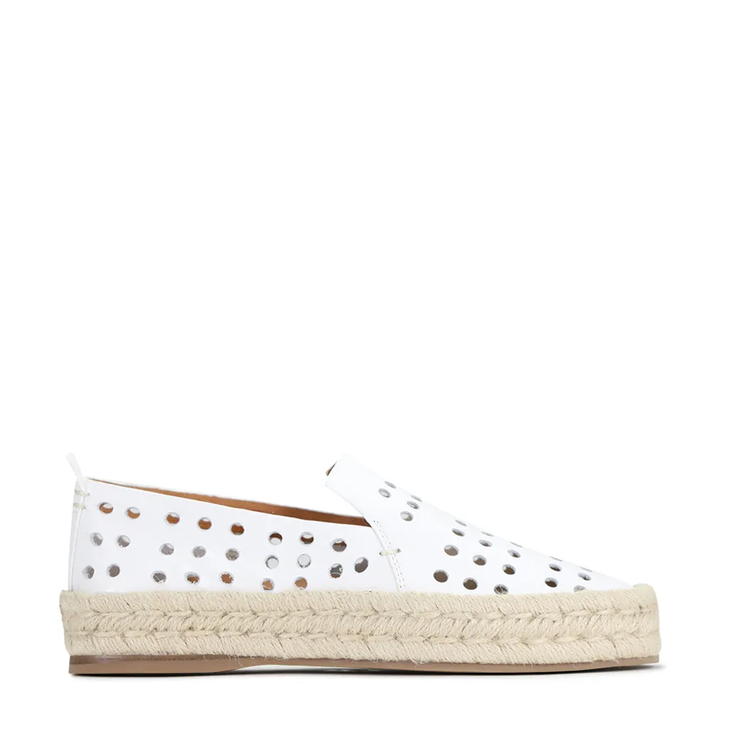 SEA LEATHER ESPADRILLE SNEAKER