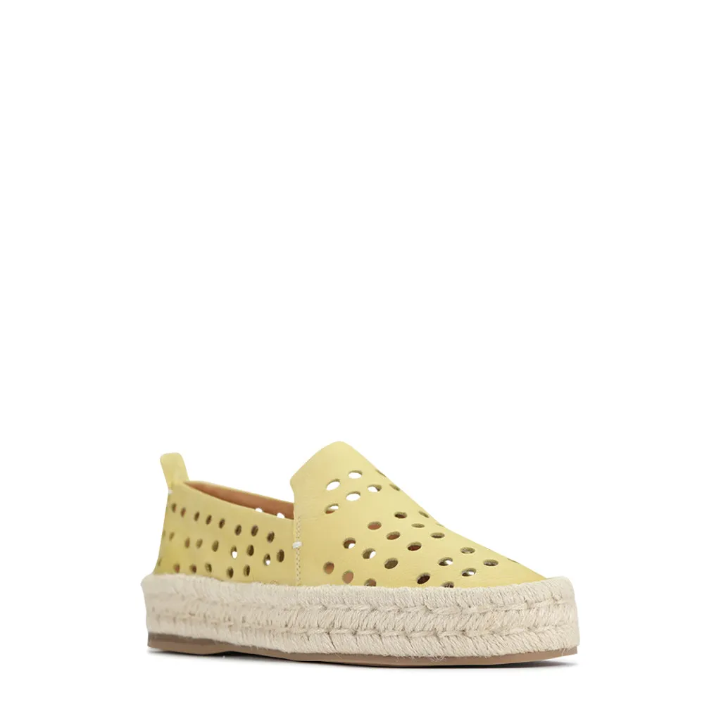 SEA LEATHER ESPADRILLE SNEAKER