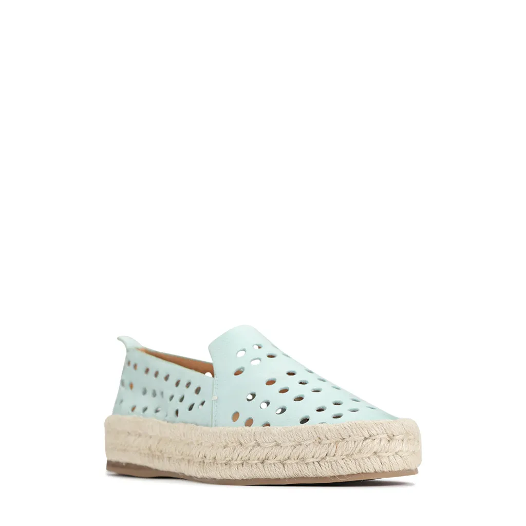 SEA LEATHER ESPADRILLE SNEAKER