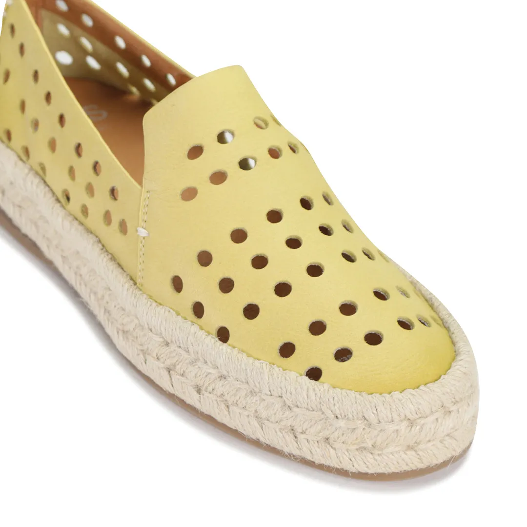 SEA LEATHER ESPADRILLE SNEAKER