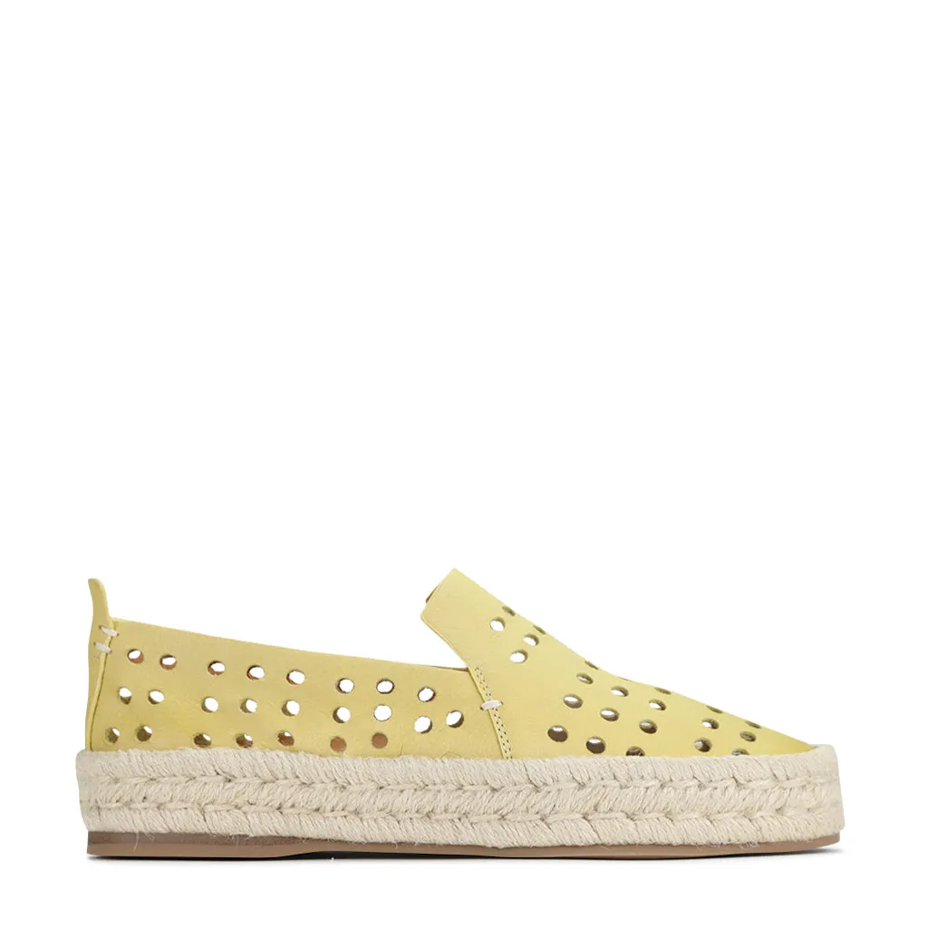 SEA LEATHER ESPADRILLE SNEAKER