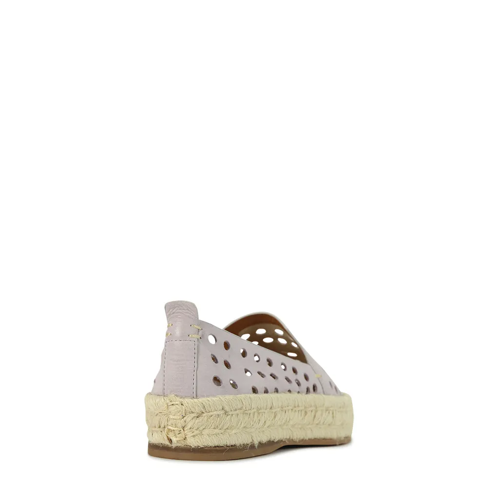 SEA LEATHER ESPADRILLE SNEAKER