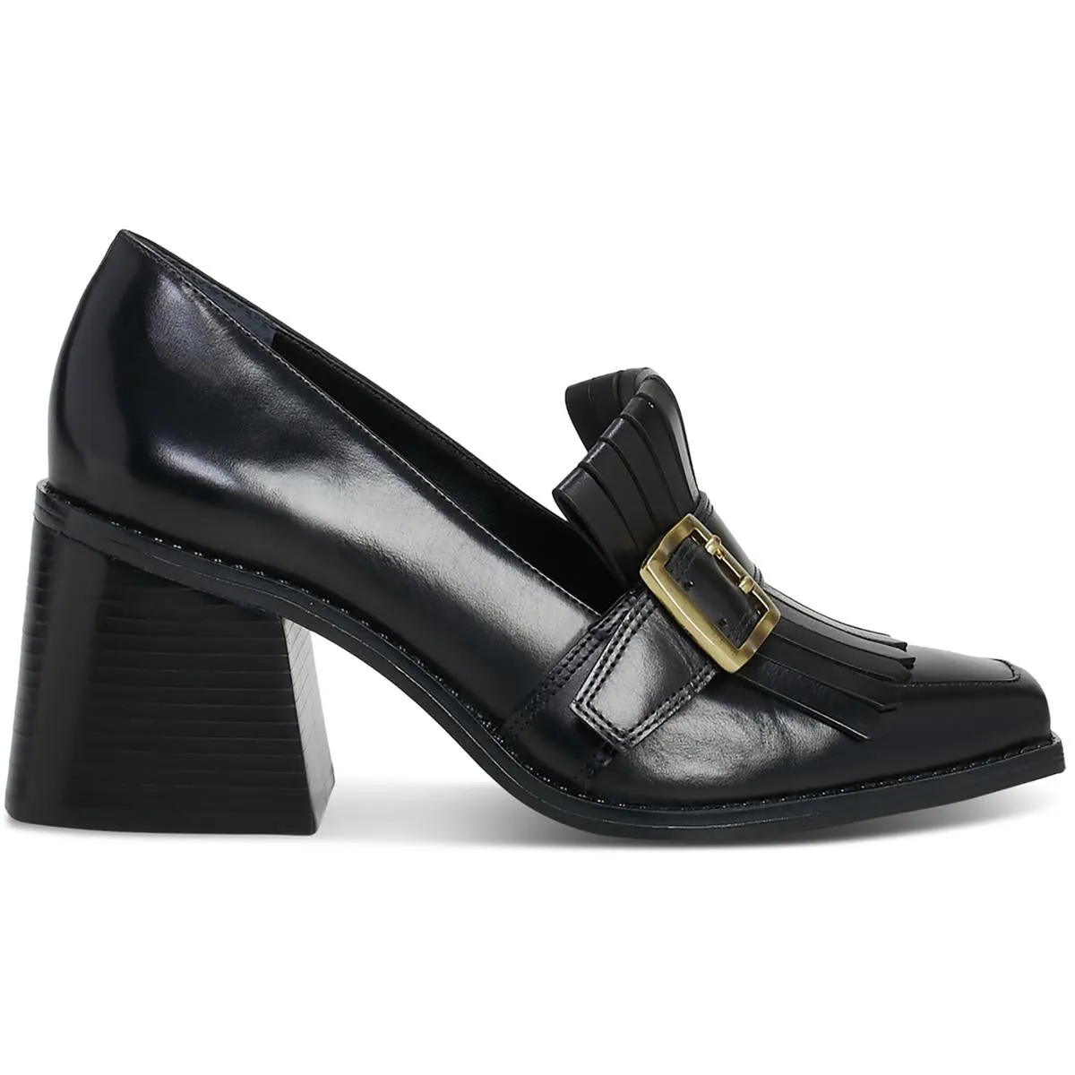 Sedna Womens Leather Square Toe Loafers