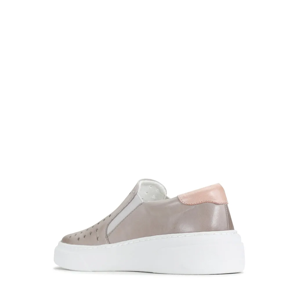 SERVED LEATHER SNEAKERS