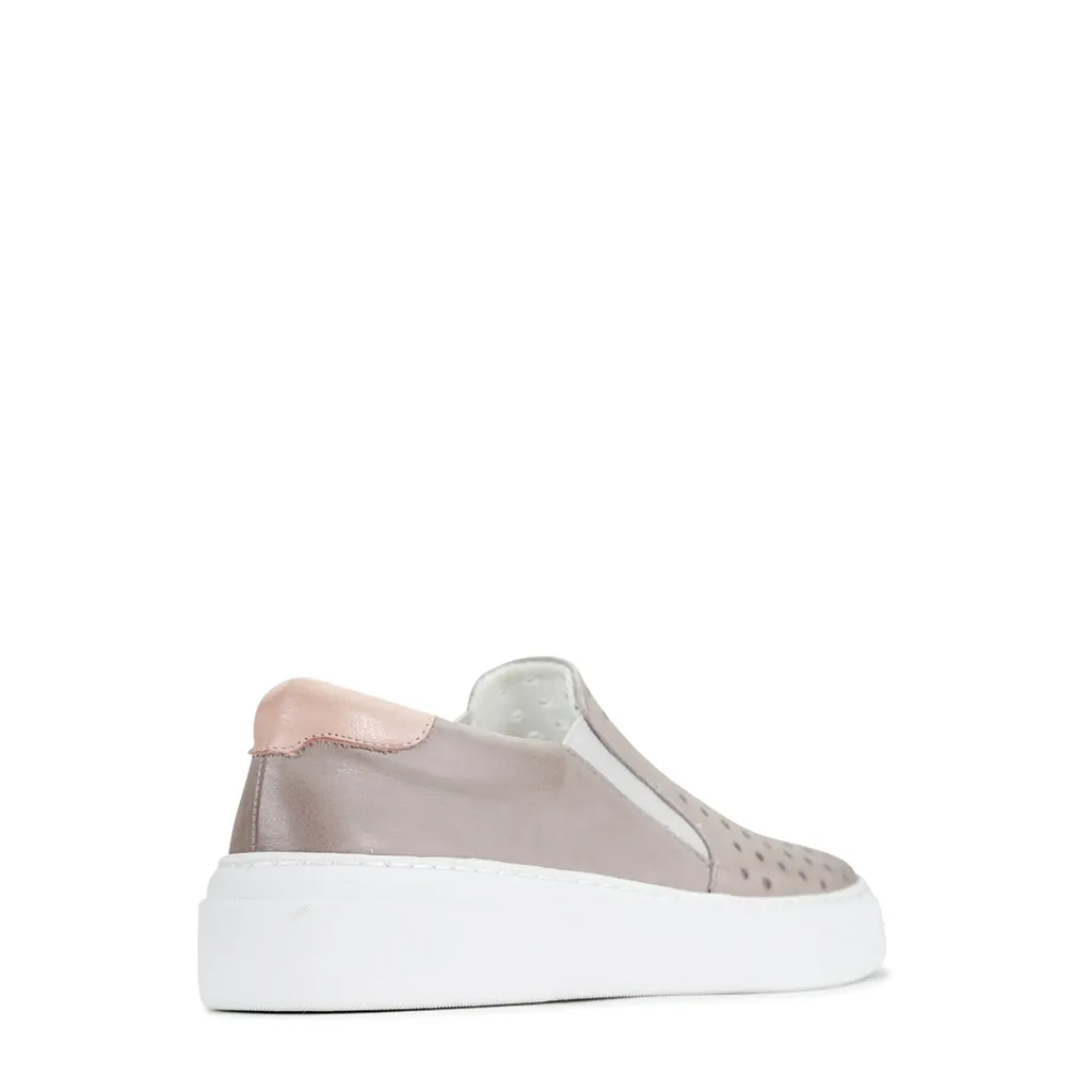 SERVED LEATHER SNEAKERS