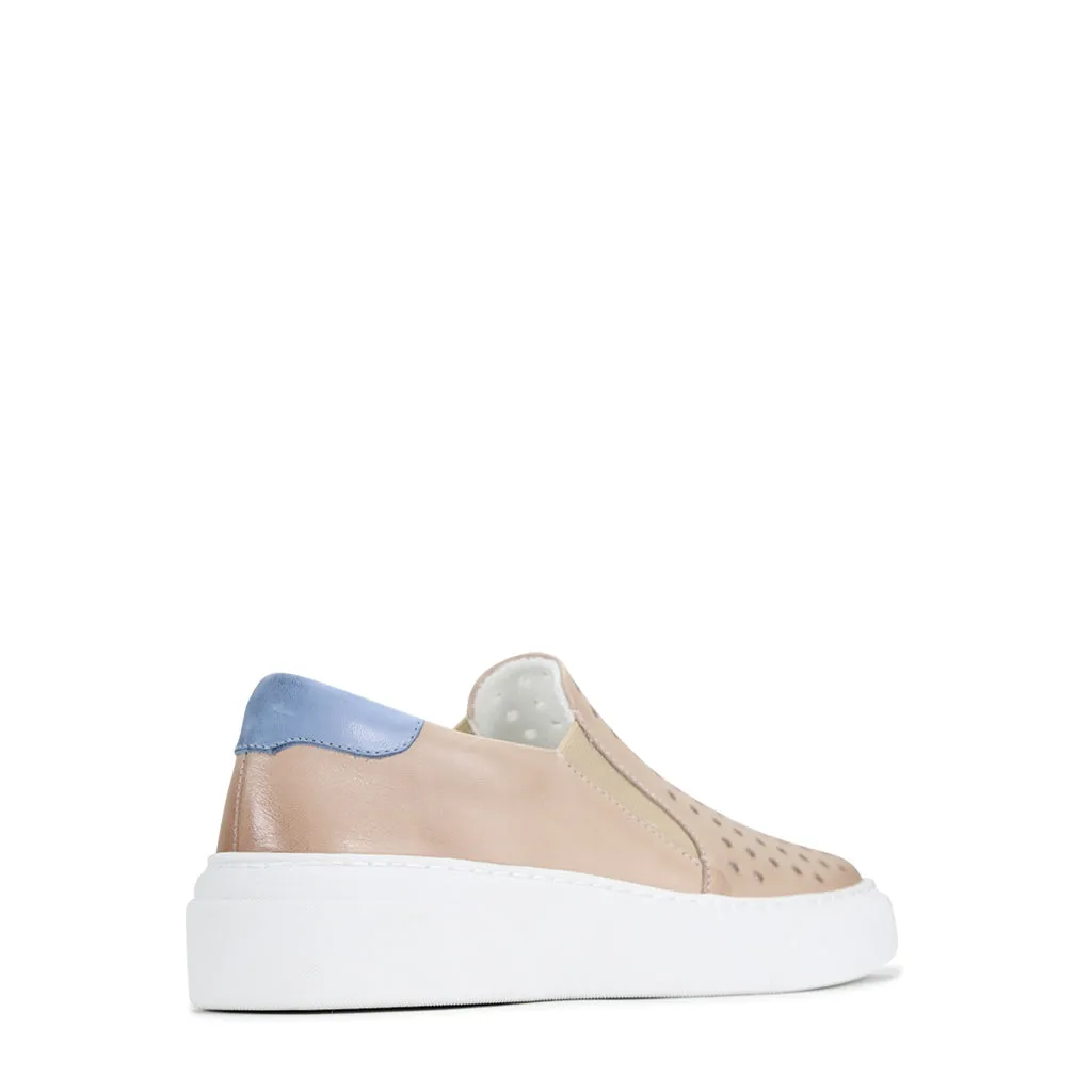 SERVED LEATHER SNEAKERS