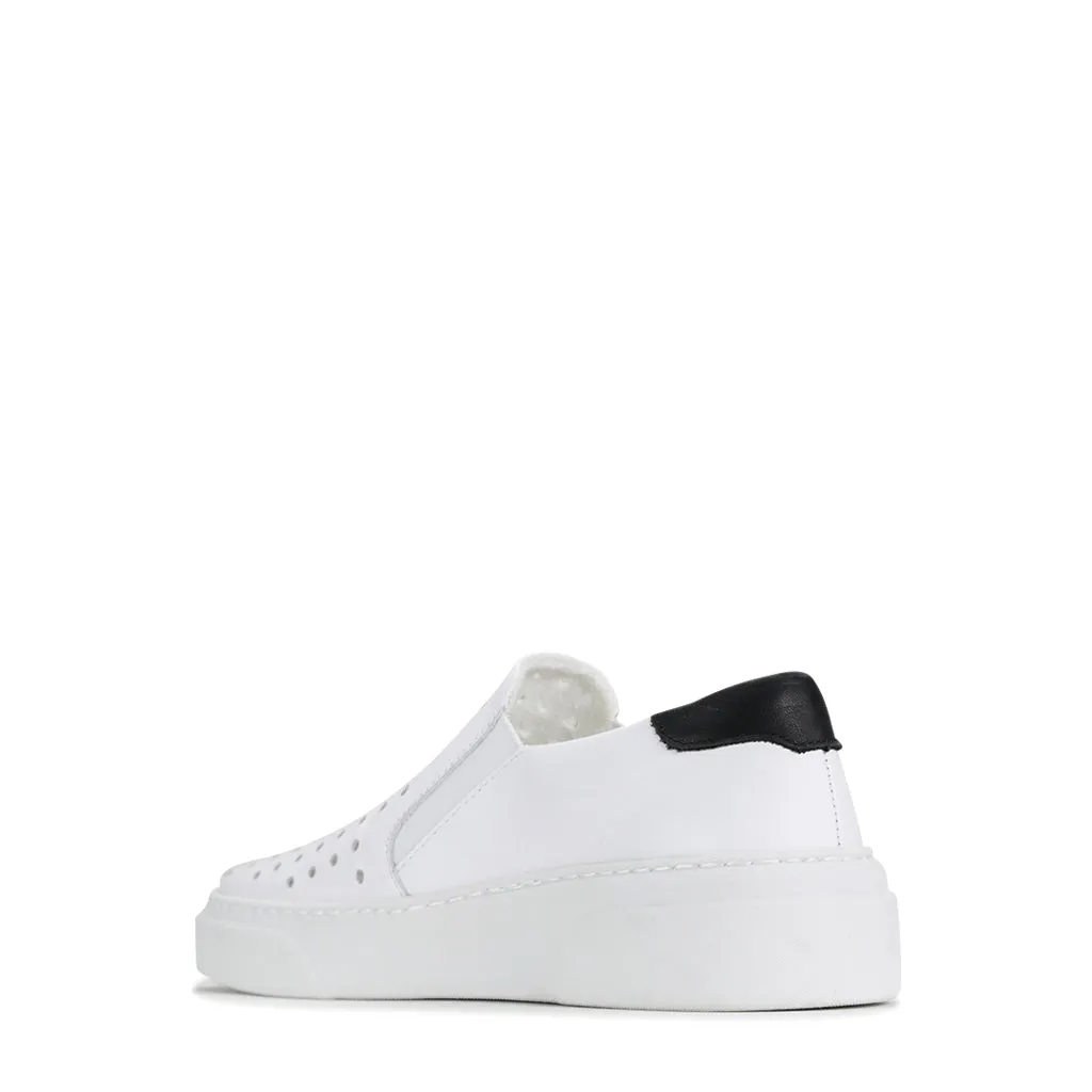 SERVED LEATHER SNEAKERS