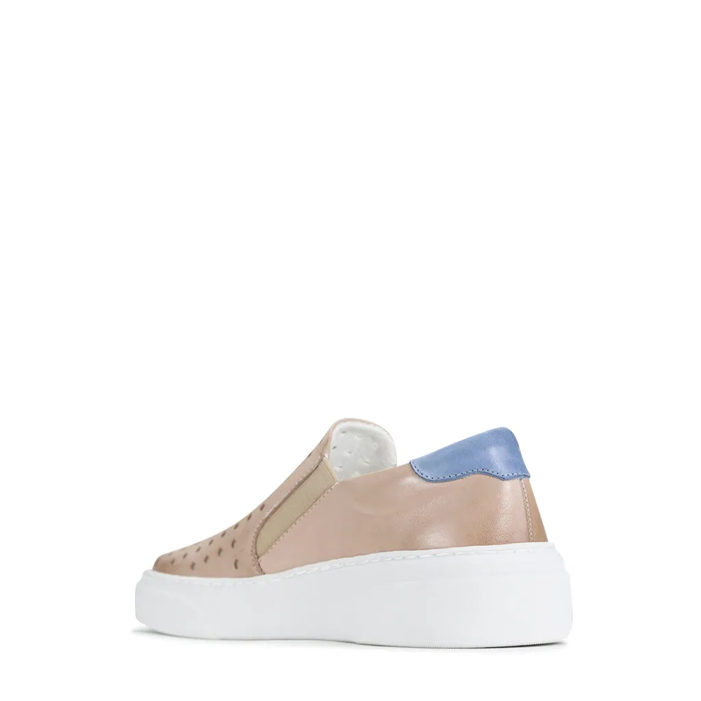 SERVED LEATHER SNEAKERS