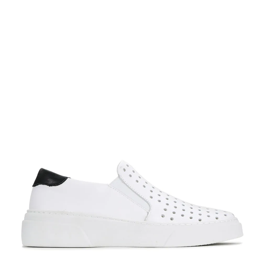 SERVED LEATHER SNEAKERS