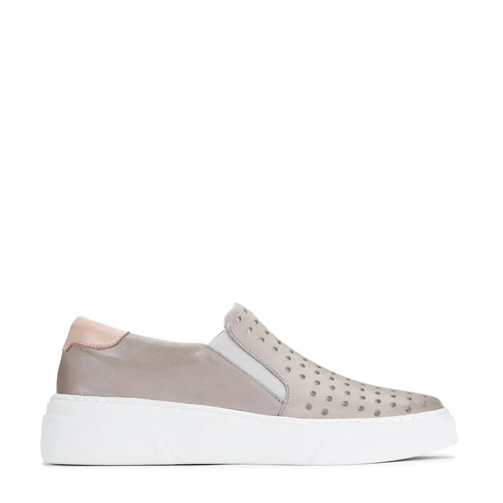 SERVED LEATHER SNEAKERS