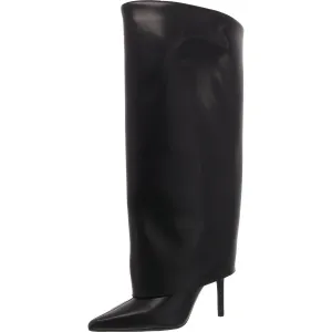Skylar Womens Covered Heel Man Made Mid-Calf Boots