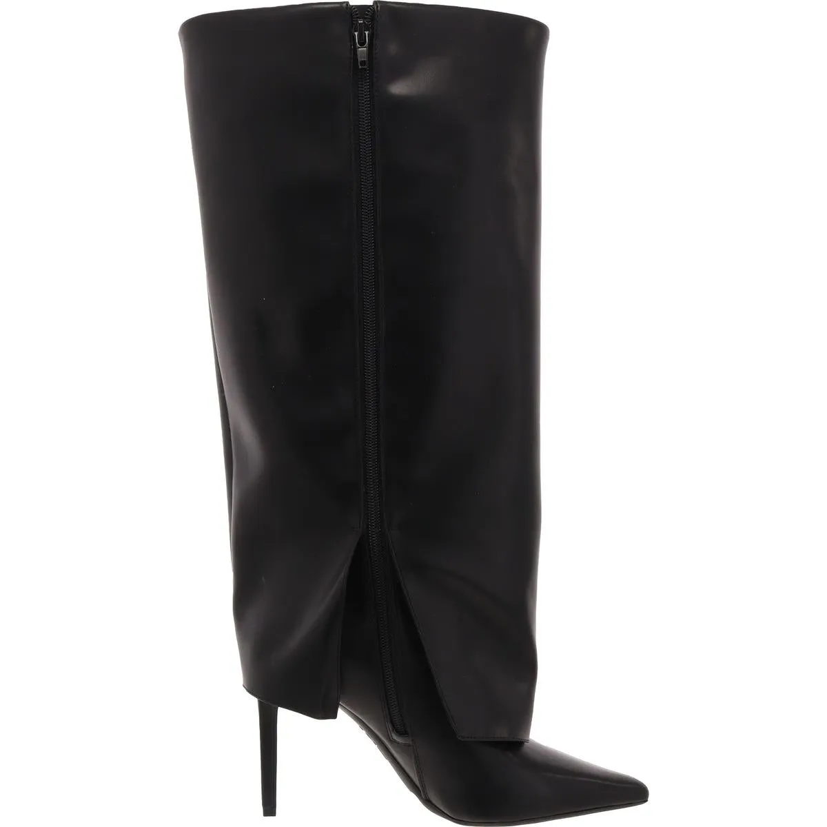 Skylar Womens Covered Heel Man Made Mid-Calf Boots
