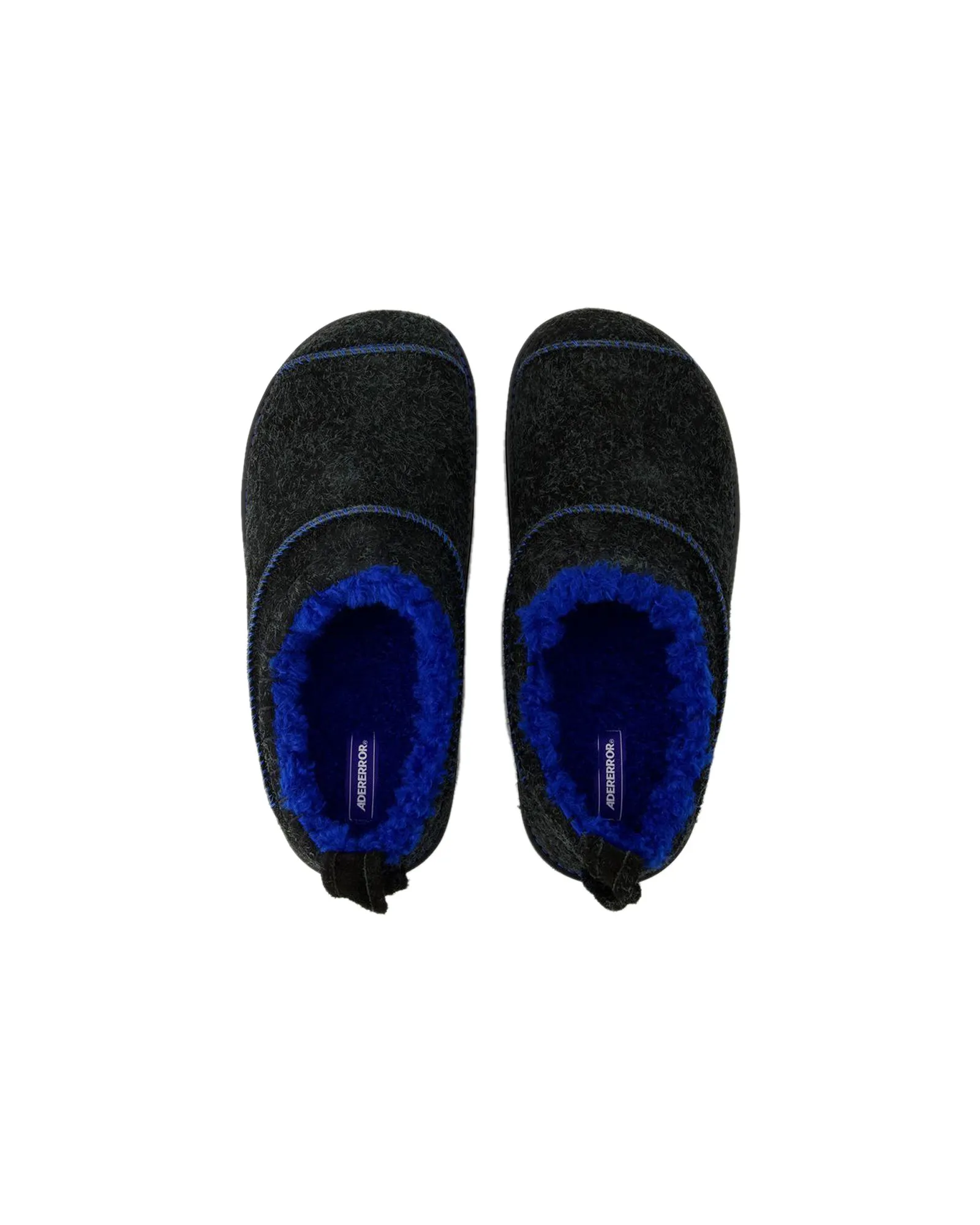 Slides Slip On - Ader Error - Leather - Black